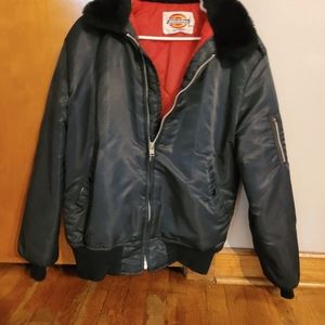VINTAGE DICKIES BOMBER/FLIGHT JACKET 80s. SIZE MEDIUM.
